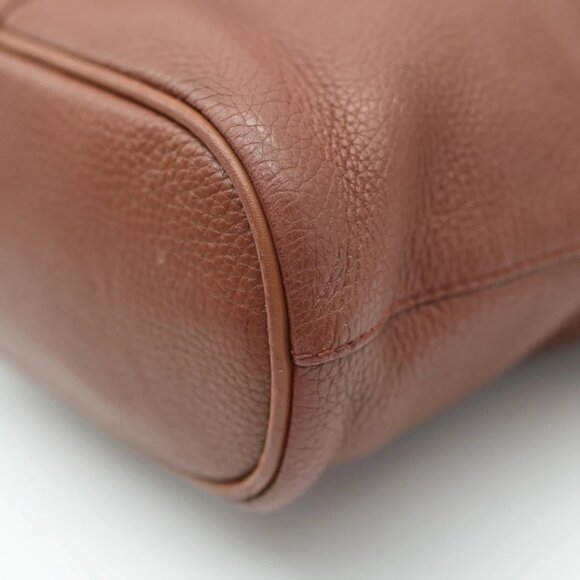 BURBERRY shoulder bag brown leather check authentic - Picture 12 of 16